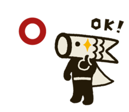 Koinobori-Man 2 sticker #5283926