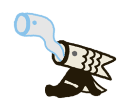Koinobori-Man 2 sticker #5283939