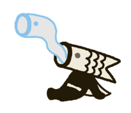 Koinobori-Man 2 sticker #5283939