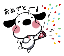 The name of the dog is Mr.siro. sticker #5284035