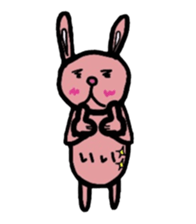 A sheep and cat and rabbit sticker #5284242