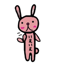 A sheep and cat and rabbit sticker #5284243