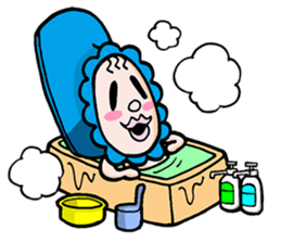 slippar kun's world sticker #5284841