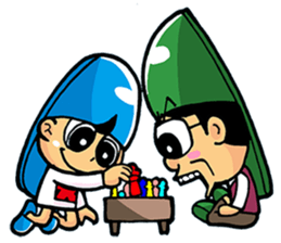 slippar kun's world sticker #5284854