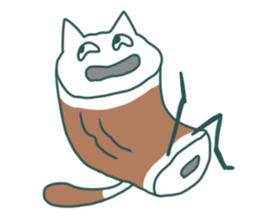 Chikuwa Cat sticker #5285180