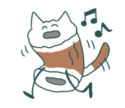 Chikuwa Cat sticker #5285186