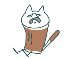 Chikuwa Cat sticker #5285190