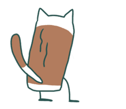 Chikuwa Cat sticker #5285194