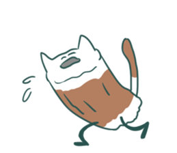 Chikuwa Cat sticker #5285201