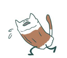 Chikuwa Cat sticker #5285201