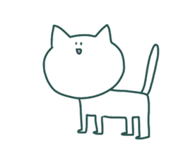 Chikuwa Cat sticker #5285202