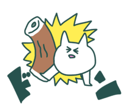 Chikuwa Cat sticker #5285203