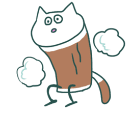 Chikuwa Cat sticker #5285204