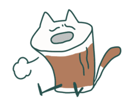 Chikuwa Cat sticker #5285208