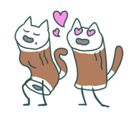 Chikuwa Cat sticker #5285209