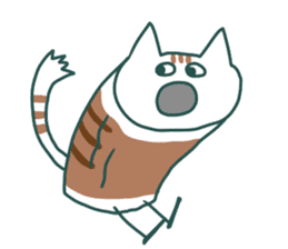 Chikuwa Cat sticker #5285212