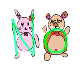 Lisausa&Ponsuke sticker #5285459