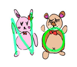 Lisausa&Ponsuke sticker #5285459