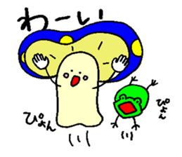 mushroom's sticker sticker #5285931