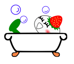 Strawberry Daifuku PUKU2 sticker #5286699
