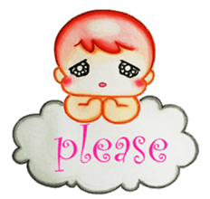 Q baby (Pipi monkey) sticker #5286884