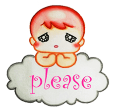 Q baby (Pipi monkey) sticker #5286884