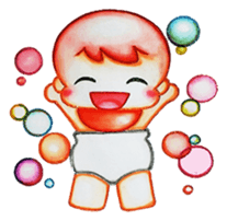Q baby (Pipi monkey) sticker #5286887