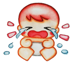 Q baby (Pipi monkey) sticker #5286901