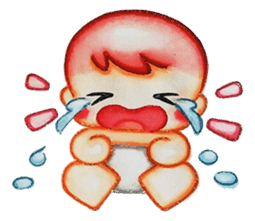 Q baby (Pipi monkey) sticker #5286901