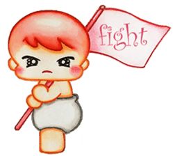 Q baby (Pipi monkey) sticker #5286906