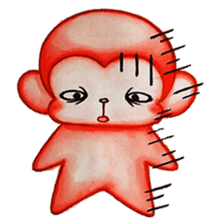 Q baby (Pipi monkey) sticker #5286909