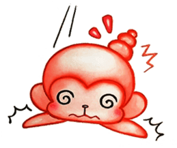 Q baby (Pipi monkey) sticker #5286910