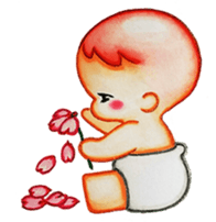 Q baby (Pipi monkey) sticker #5286921