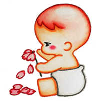 Q baby (Pipi monkey) sticker #5286921