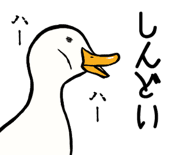 Mr. duck sticker sticker #5286982