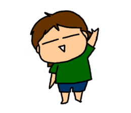 Single-edged eyelids "Niou-san" 4 sticker #5287103