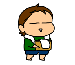 Single-edged eyelids "Niou-san" 4 sticker #5287109