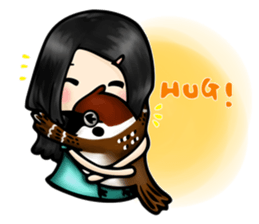 Emma's birds NO.2 sticker #5287686