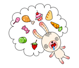 Chompoo Baby Bunny (thai) sticker #5287798