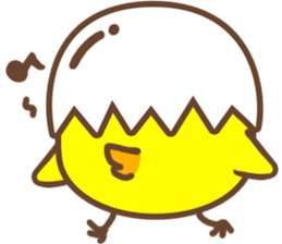 Eggshell Chick sticker #5288084