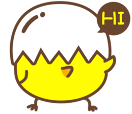 Eggshell Chick sticker #5288085
