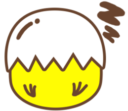 Eggshell Chick sticker #5288087