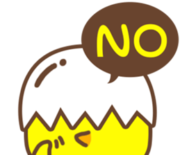 Eggshell Chick sticker #5288093