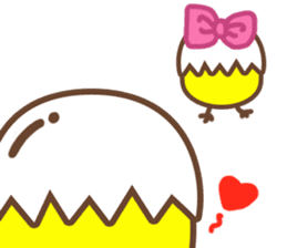 Eggshell Chick sticker #5288094