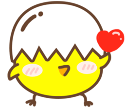Eggshell Chick sticker #5288095