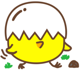 Eggshell Chick sticker #5288096