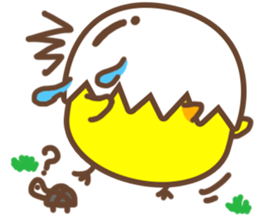 Eggshell Chick sticker #5288098