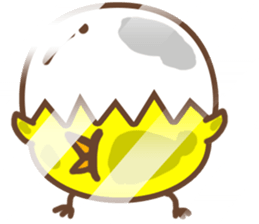 Eggshell Chick sticker #5288100