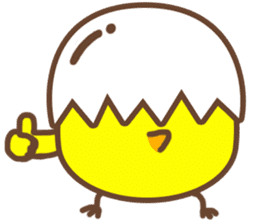 Eggshell Chick sticker #5288102