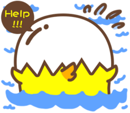 Eggshell Chick sticker #5288119